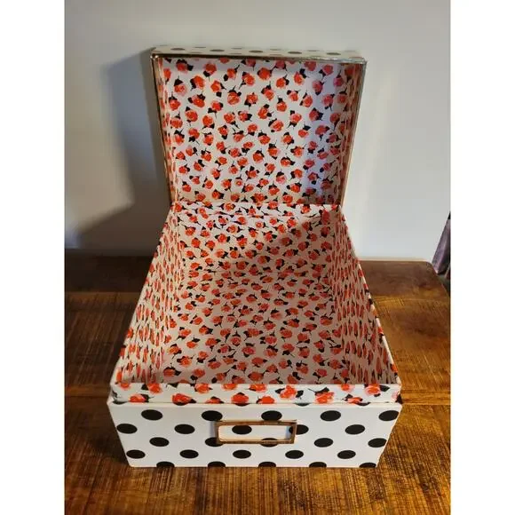 Kate Spade Storage Box with Polka Dots - Picture 4 of 4